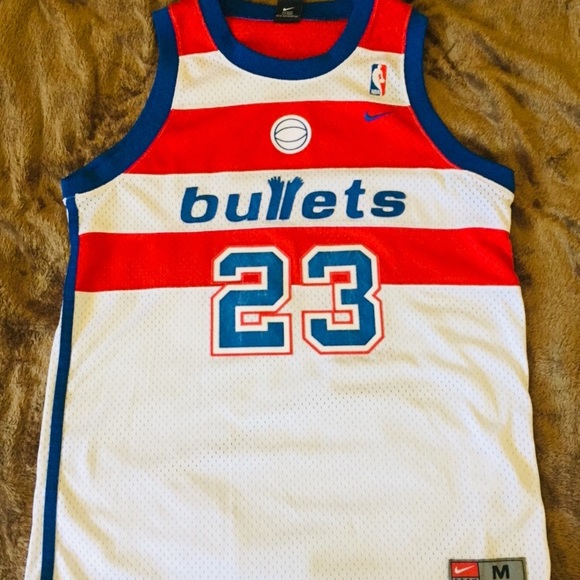 SOLD-RARE Nike Michael Jordan Bullets Jersey - Picture 2 of 6